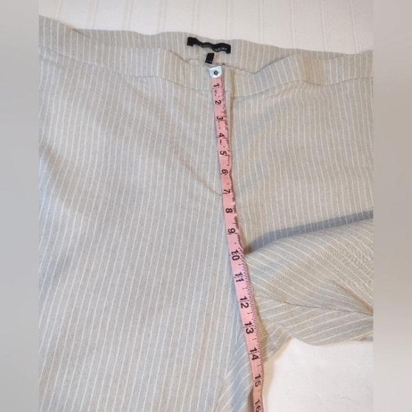 Amanda + Chelsea women's striped cream stretchy pants size (22)W - Picture 12 of 14